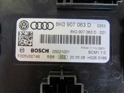 Audi OEM A4 B8 Onboard Supply Control Module Unit 8K0907063D 20095